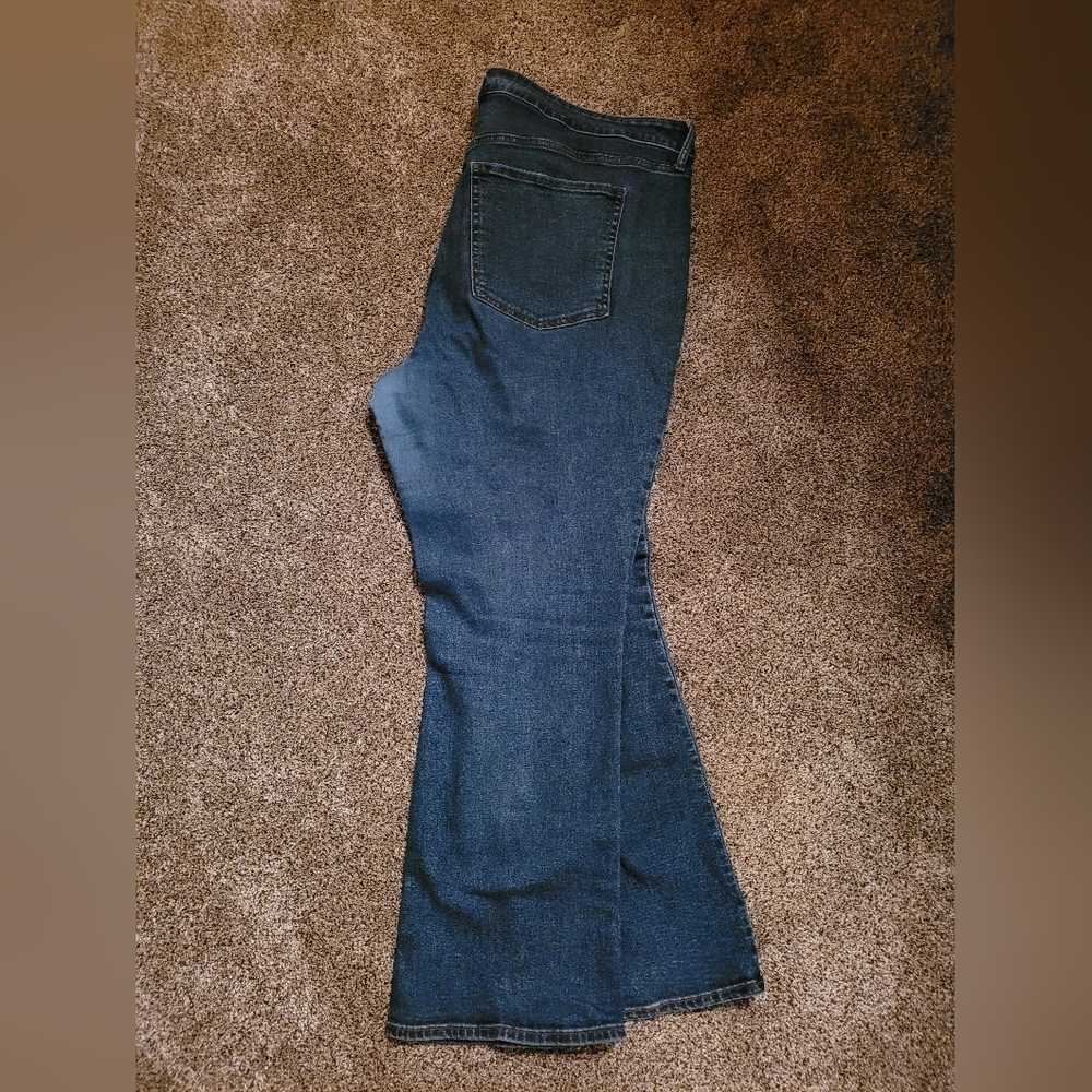 Extra high rise, boot cut Old Navy jeans